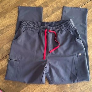 Figs Yola High Waisted Size L Charcoal RARE